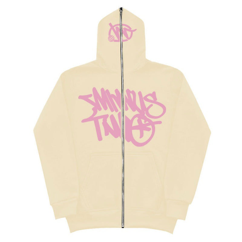 Y2K StreetWear Zip Hoodie