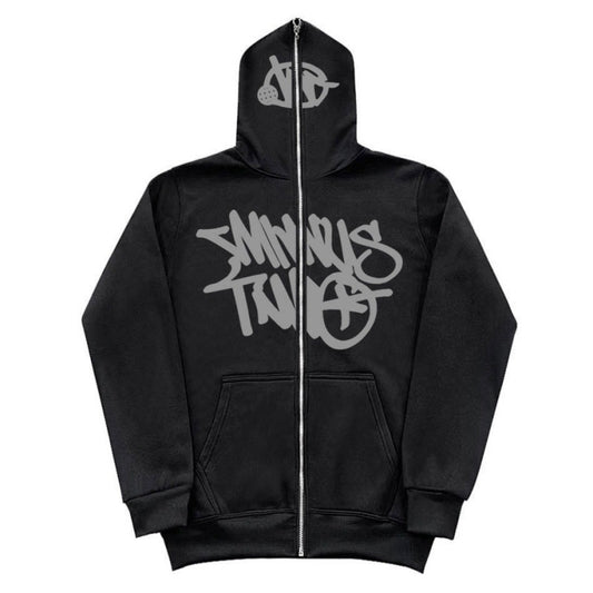 Y2K StreetWear Zip Hoodie